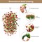 Artificial Hanging Flowers for Outdoors Spring Decoration, 2PCS Silk Fake Daisy Realistic Outdoor Flowers UV Resistant Porch Patio Window Yard Decor(Brown)